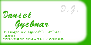 daniel gyebnar business card